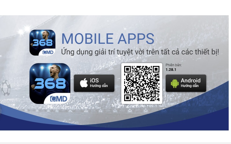 Chơi casino bằng di động CMD368 tiện lợi